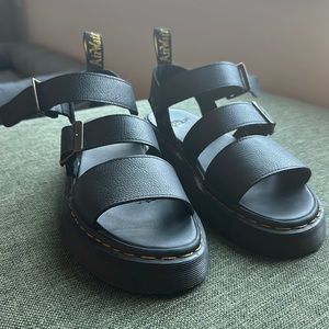 Dr. Marten Gryphon Pisa Leather Platform Sandal